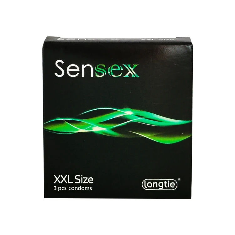 Sensex Brand Natural Latex Condom for Male Female Sex Protection Delay Dotted Adult Sex Toy Condom