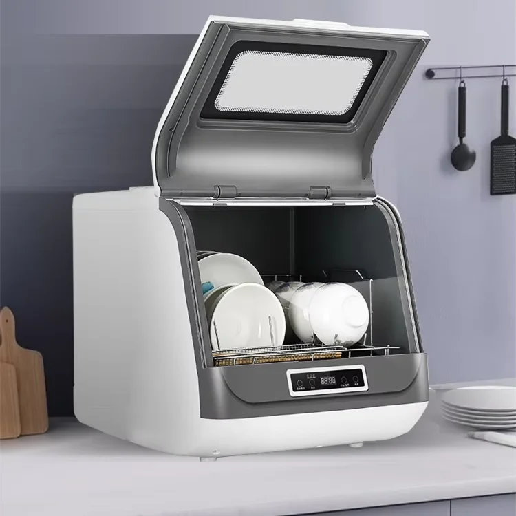 Desktop High Temperature Washing Drying Disinfection Countertop Mobile Dishwasher Convenient Dishwasher