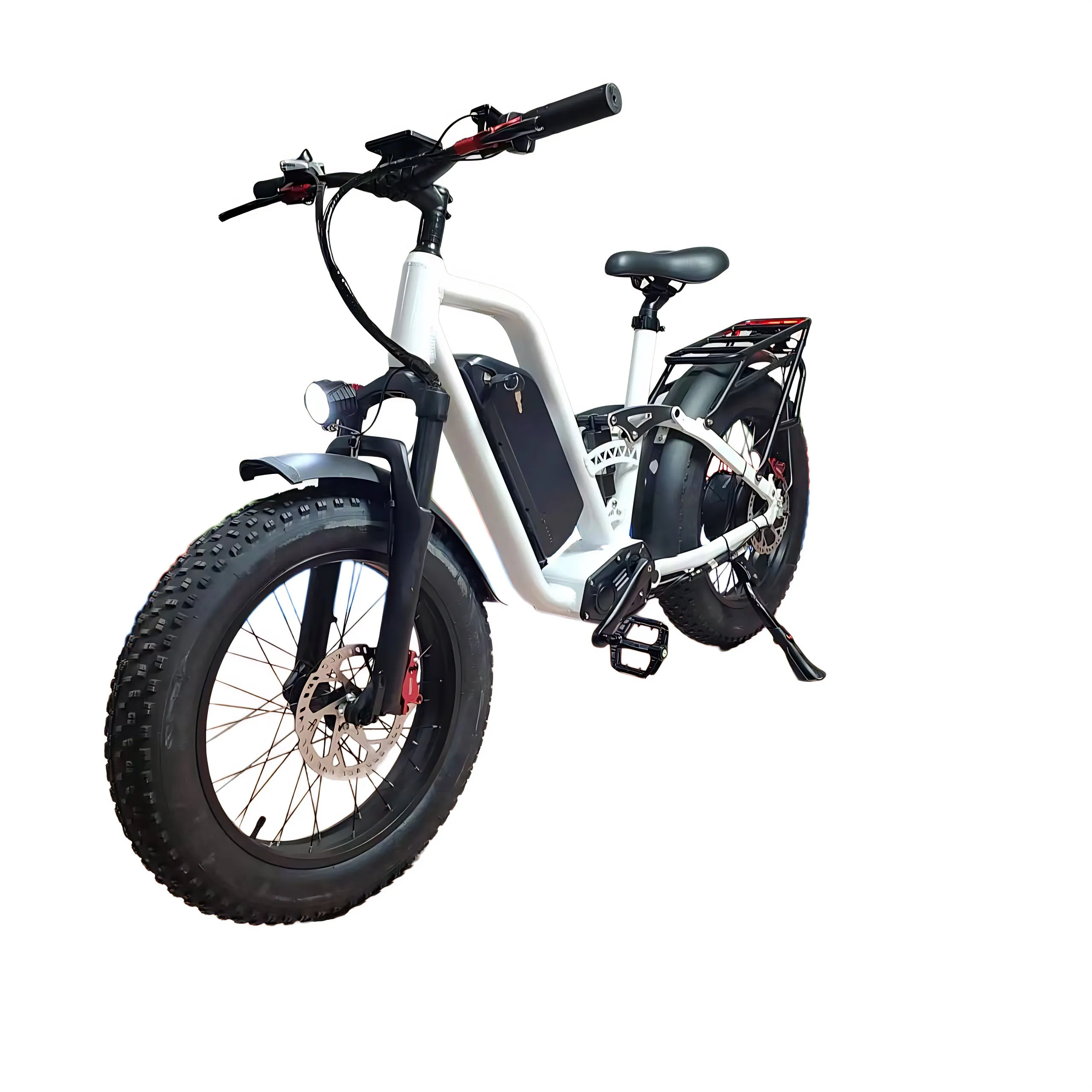 Stepthru City  EBike Bafang Motor 1000W 52V22Ah  Korea Battery Cells  Hydraulic  Brake Full Suspension  Fat Tire Electric Bike