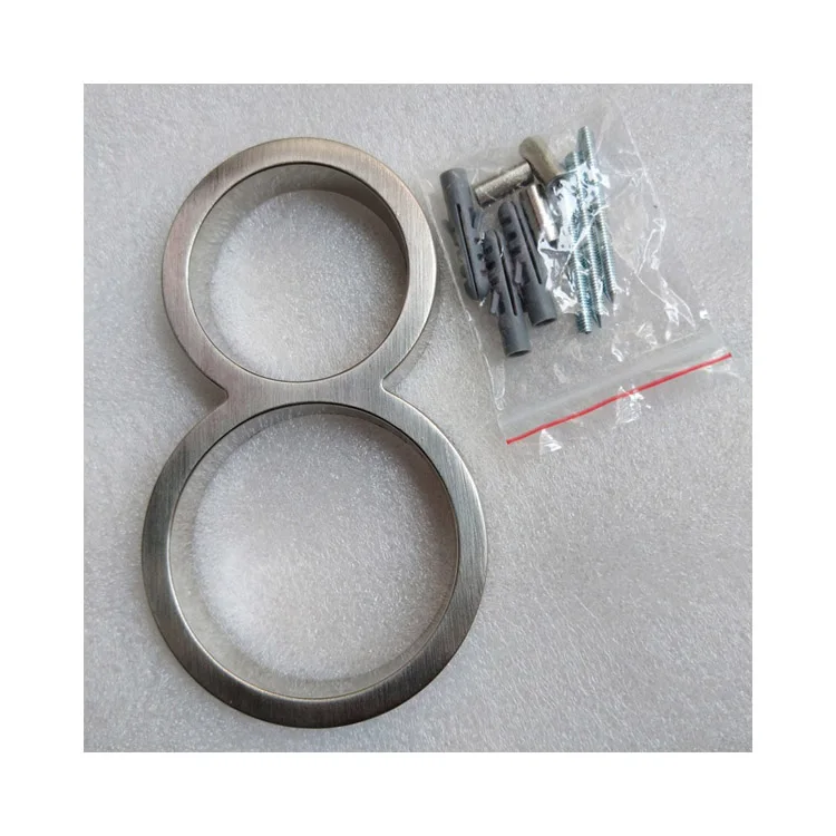 China Manufacturer Newest Fashion Electroplated Hotel Door Room House Digital Number