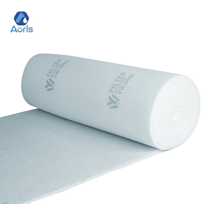 China factory wholesale air filter air filter cotton white first effect air paint filter cotton