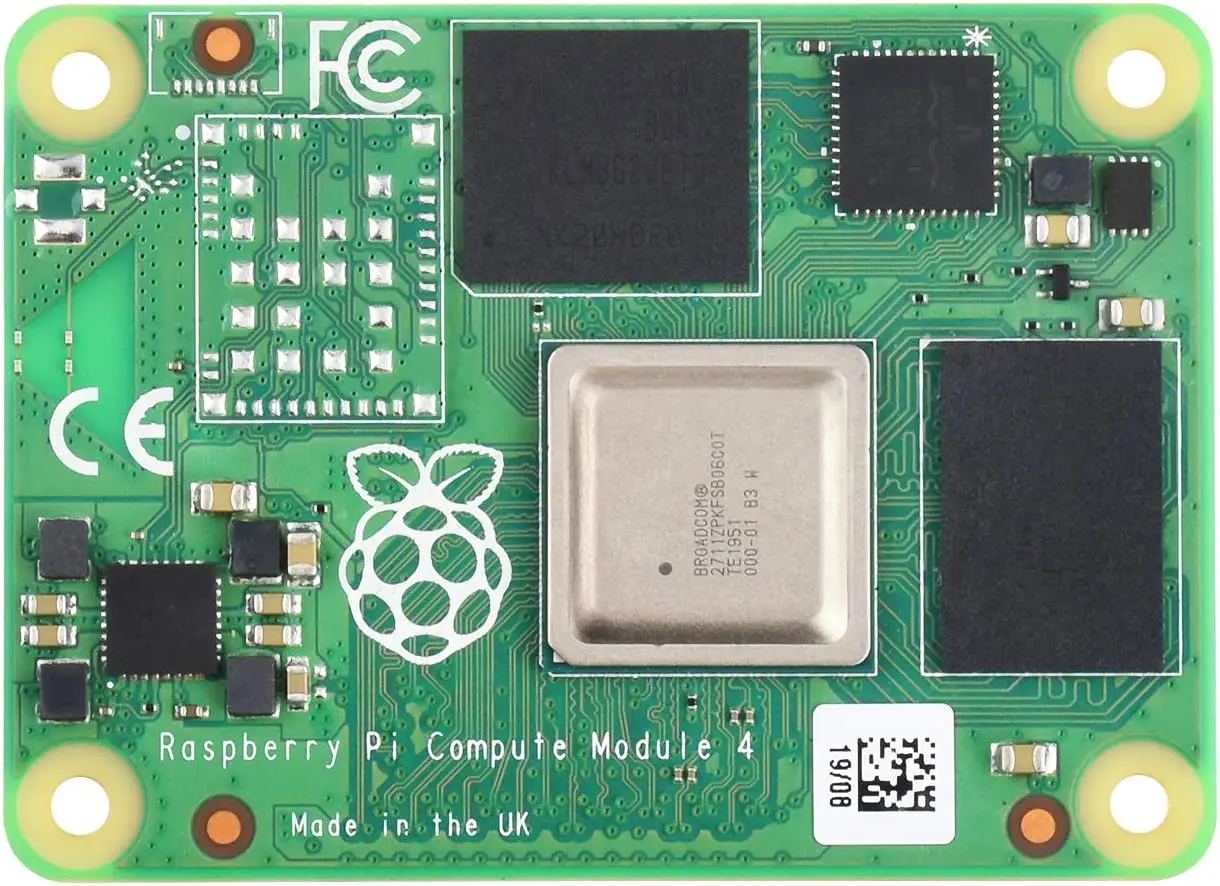Raspberry Pi Compute Module 4 The Power Of Raspberry Pi 4 In A Compact Form Factor 1GB RAM 32GB Emmc Flash Without Wifi
