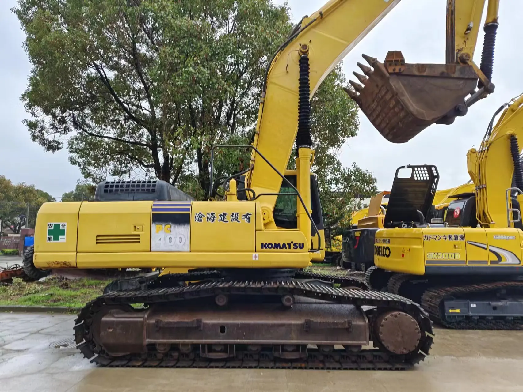 Ready to Ship 21 Ton Used Japanese Komatsu Excavator PC400-7 for Sale Second Hand Heavy Mining
