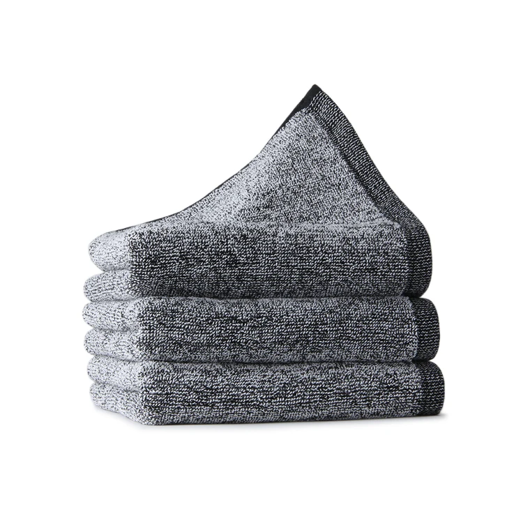 Factory direct charcoal cotton personalised gym towel