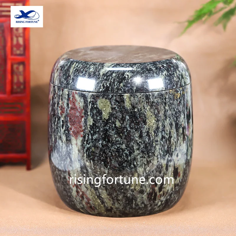Multicolored Fine Texture Marble  Funeral Supplies Ash Urns For Daily Use Available in Reasonable Prices