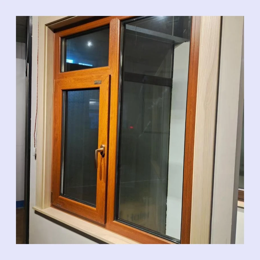 Exterior balcony panoramic glass Windows Classic white upvc low noise sliding Windows
