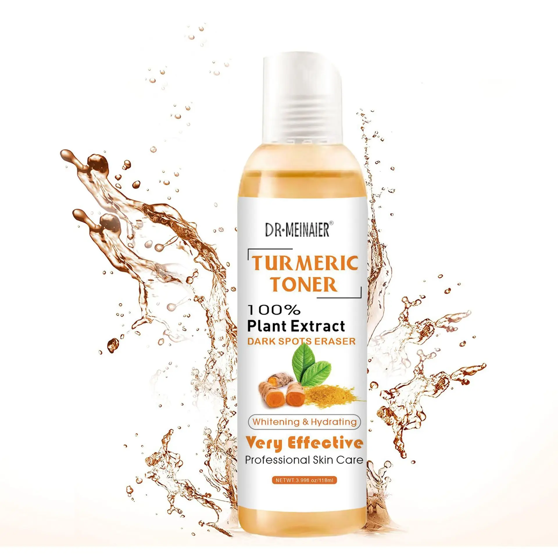 Wholesale Moisture Whitening Turmeric Water Toner Effective Anti-acne Brightening Firming Skin Corrector Face Toner