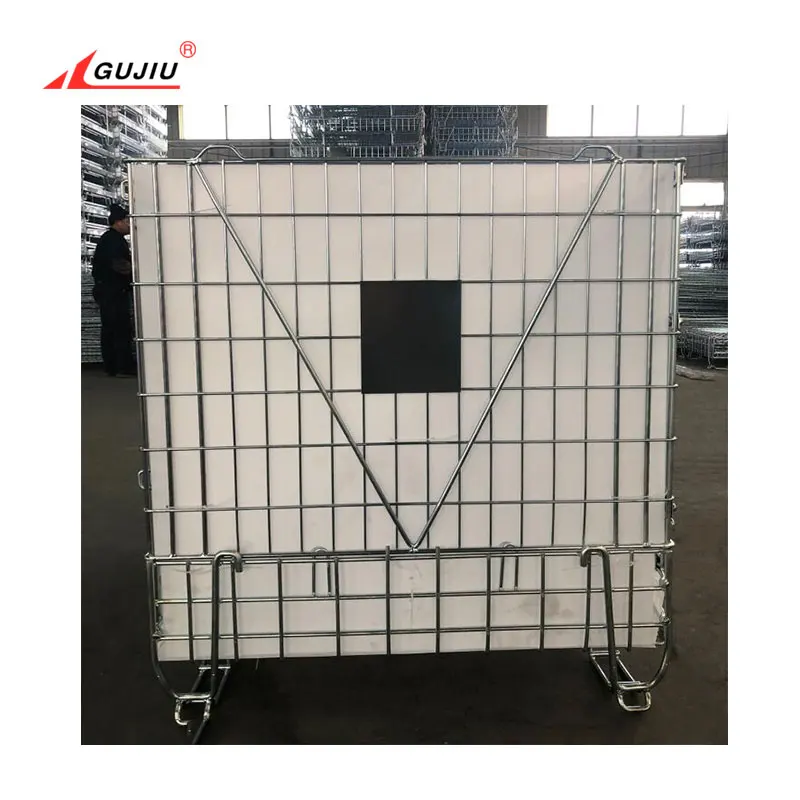 
Collapsible Metal Storage Mesh Stillage Pallet Box Wire Containers 