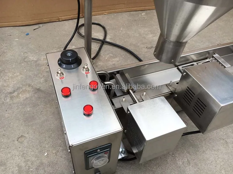 Commercial electric gas donut fryer fully automatic donuts maker machine / donuts production line