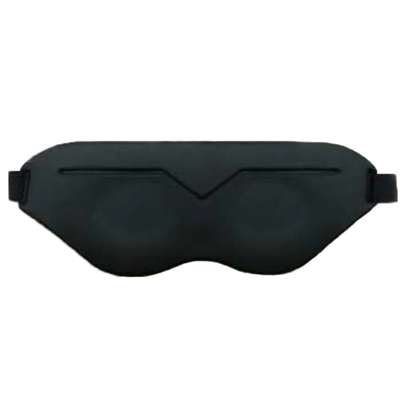 3D eye mask with flat outer surface