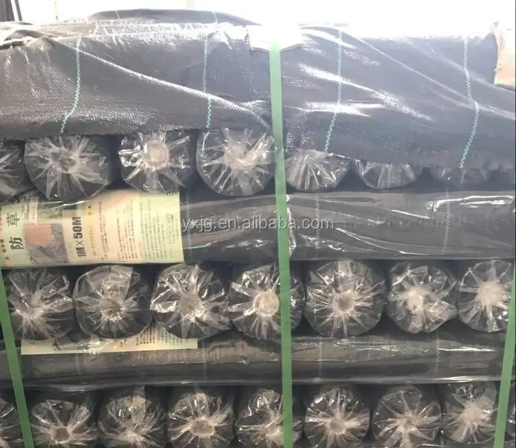 PP black weed mat