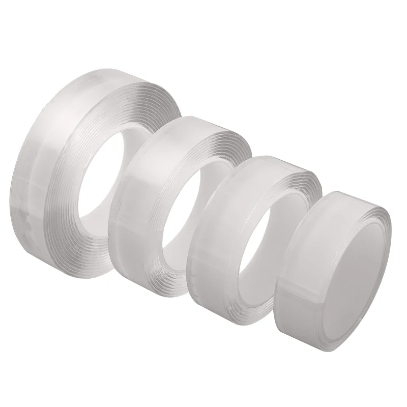 Popular Waterproof Acrylic Double-sided Transparent Nano Tape For Decompression And Blowing Bubbbl