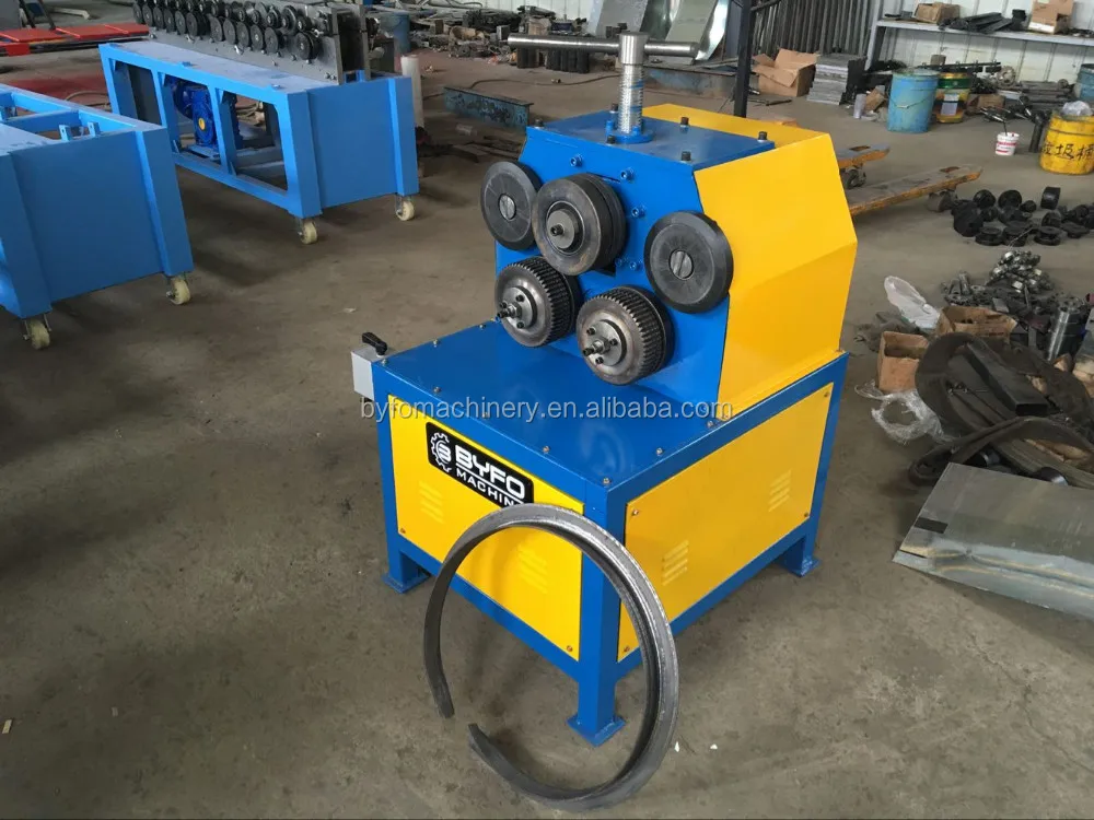JY-50 Machine angle steel roll round/angle bar roll round bending and angle iron roll round machine
