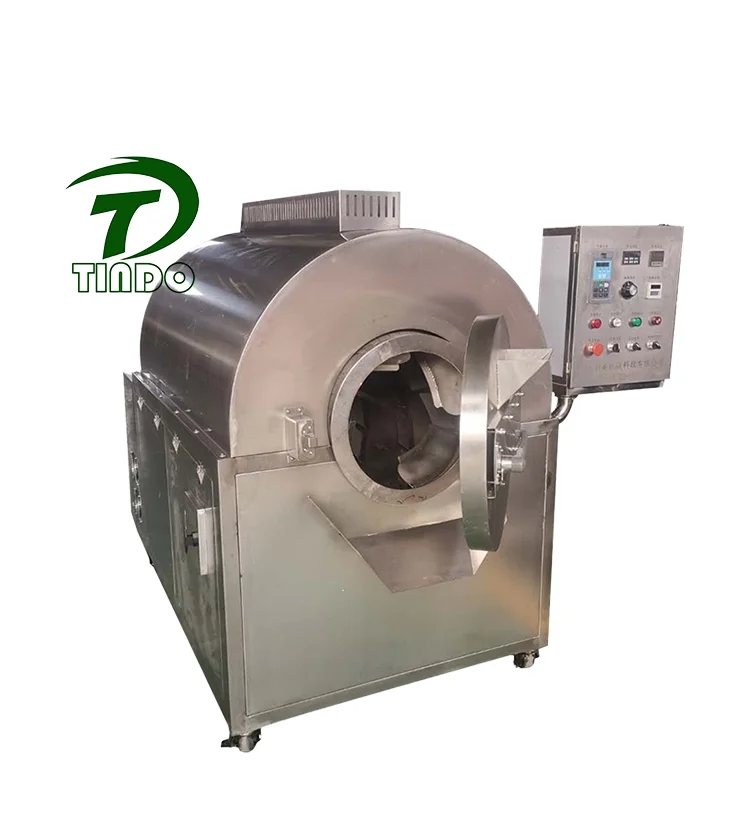 Small large capacity peanut roasting machine soybean roaster seeds processing machine