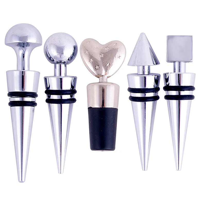 Wedding Gifts Wine Saver Zinc Alloy Metal Bottle Stoppers