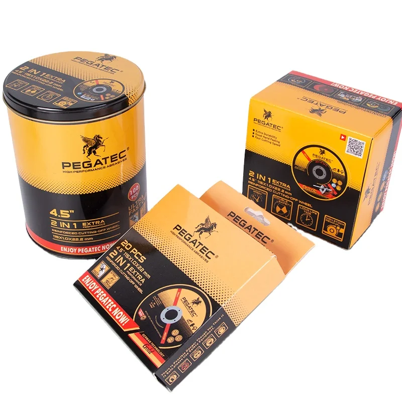 Pegatec 4.5'  ulrta thin cutting disc good quality 1mm abrasive metal cutting wheel 115mm cutting disc manufactory