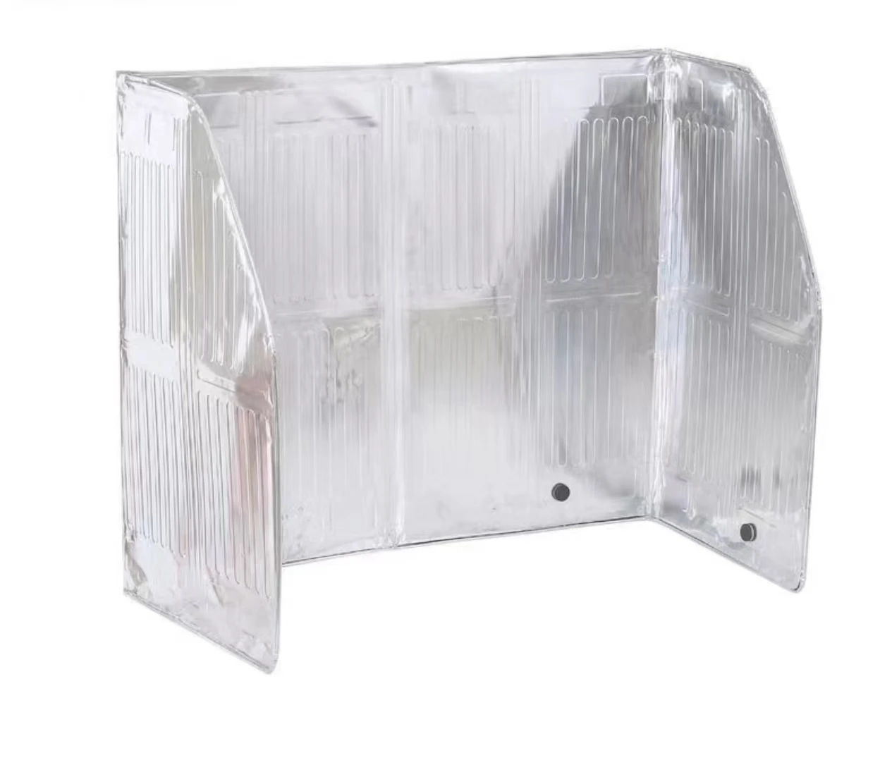 Large Foldable 2 burners Aluminum Foil Oil Baffle Stove Splatter Guard Blocks Heat Insulation Oil Splash Kitchen Utensils