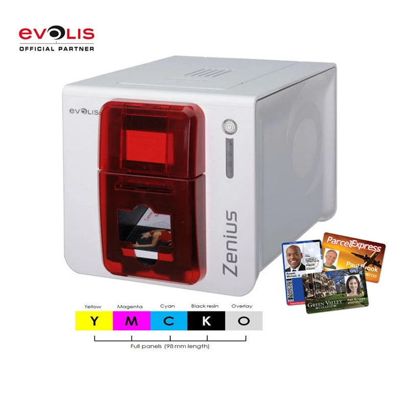 Evolis Zenius PVC ID Printer Single Sided Small And Exquisite Plastic ID Card Printer