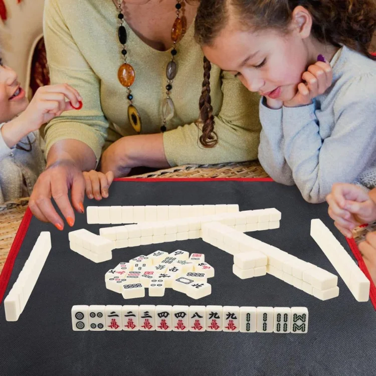 2024 OSM Hot Sale Mahjong Set, Mahjong Game Set, Chinese Mini Portable Mahjong Set