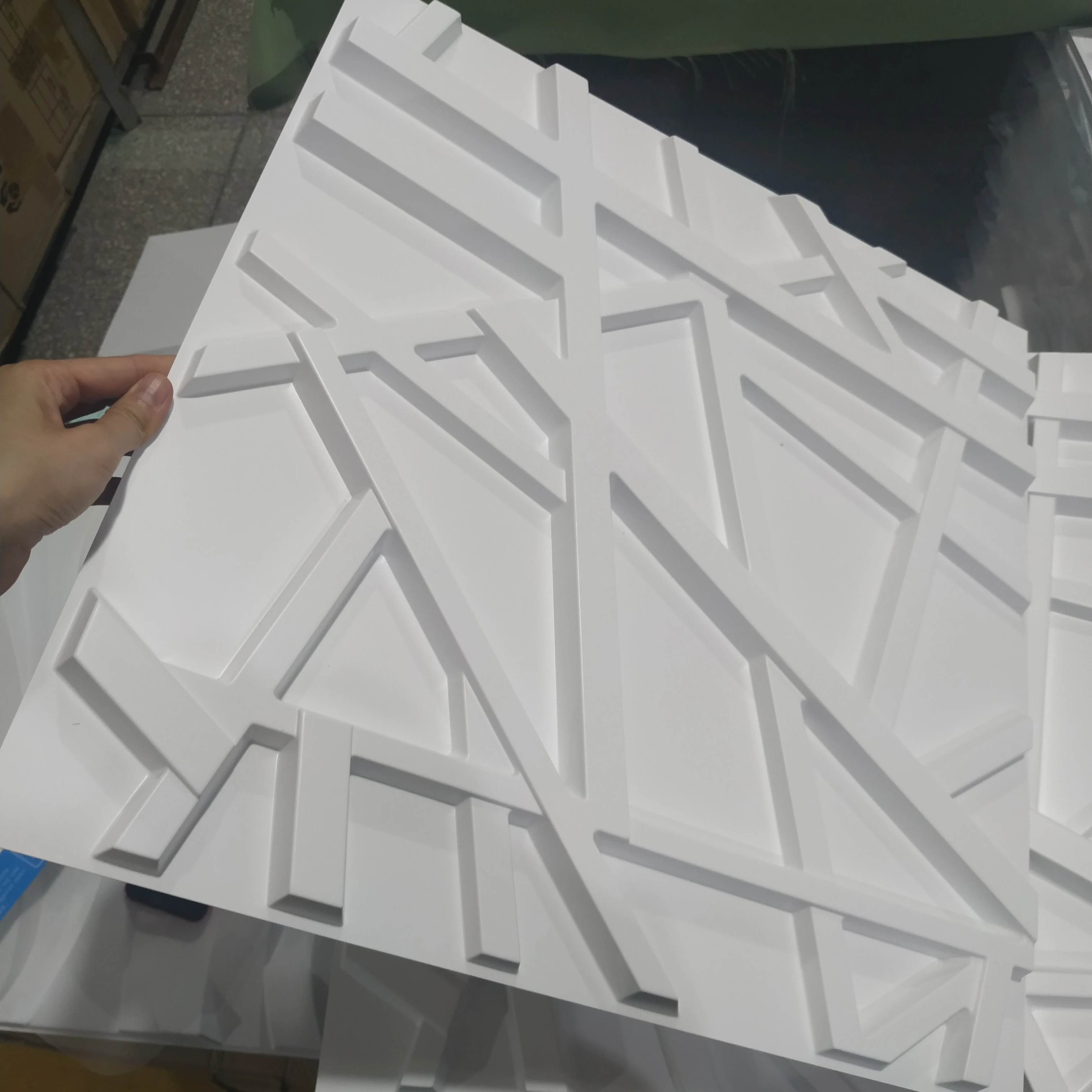 exterior siding square integrated wall coating PVC panels wall for KTV background