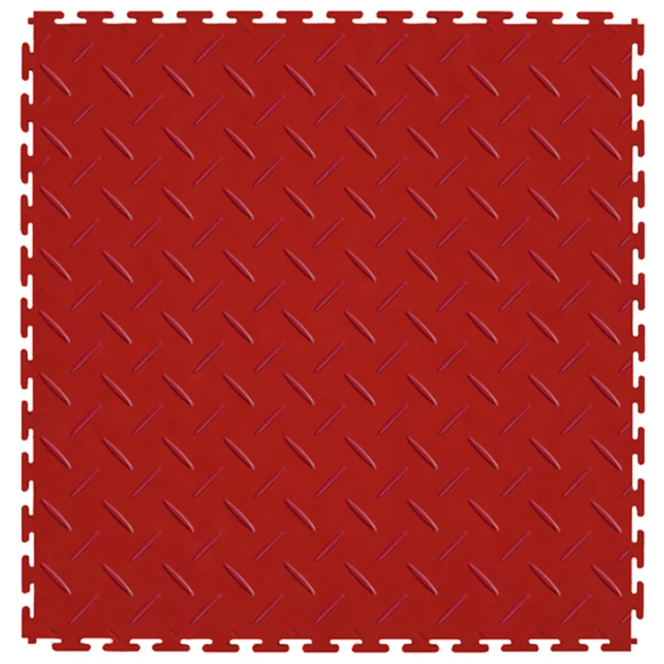 Good Quality Low Price Interlocking PVC Garage Floor Tile Vinyl Flooring For Car Showroom And Workshop