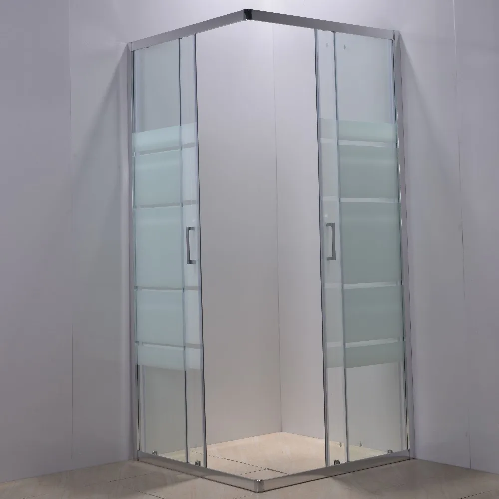 Foshan Factory Direct Sale Aluminium Alloy Frame Square Sliding  Shower Enclosure