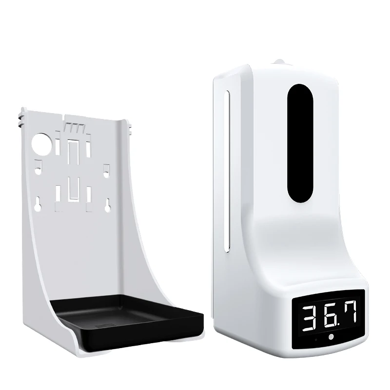 wall stand thermometers touchless hand disinfection termometro infrarrojo dispensador k9/k9pro dispensador en alcohol