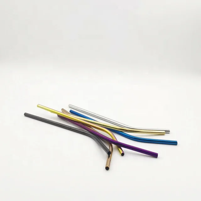 AC001 Low MOQ Stainless Steel Drinking Straw Reusable Straw
