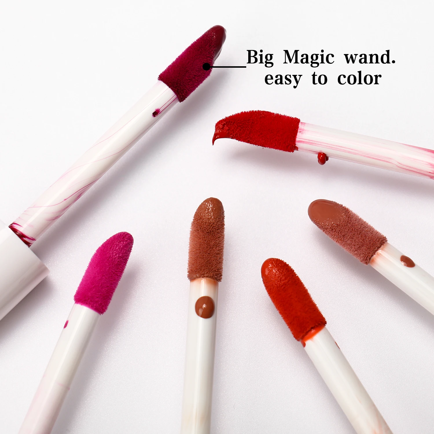 Two-Day Shipping Custom Logo Moisture Lipgloss Nude Vegan Glossy Clear Liquid Lipstick  Private Label Big Wand  Lip Gloss