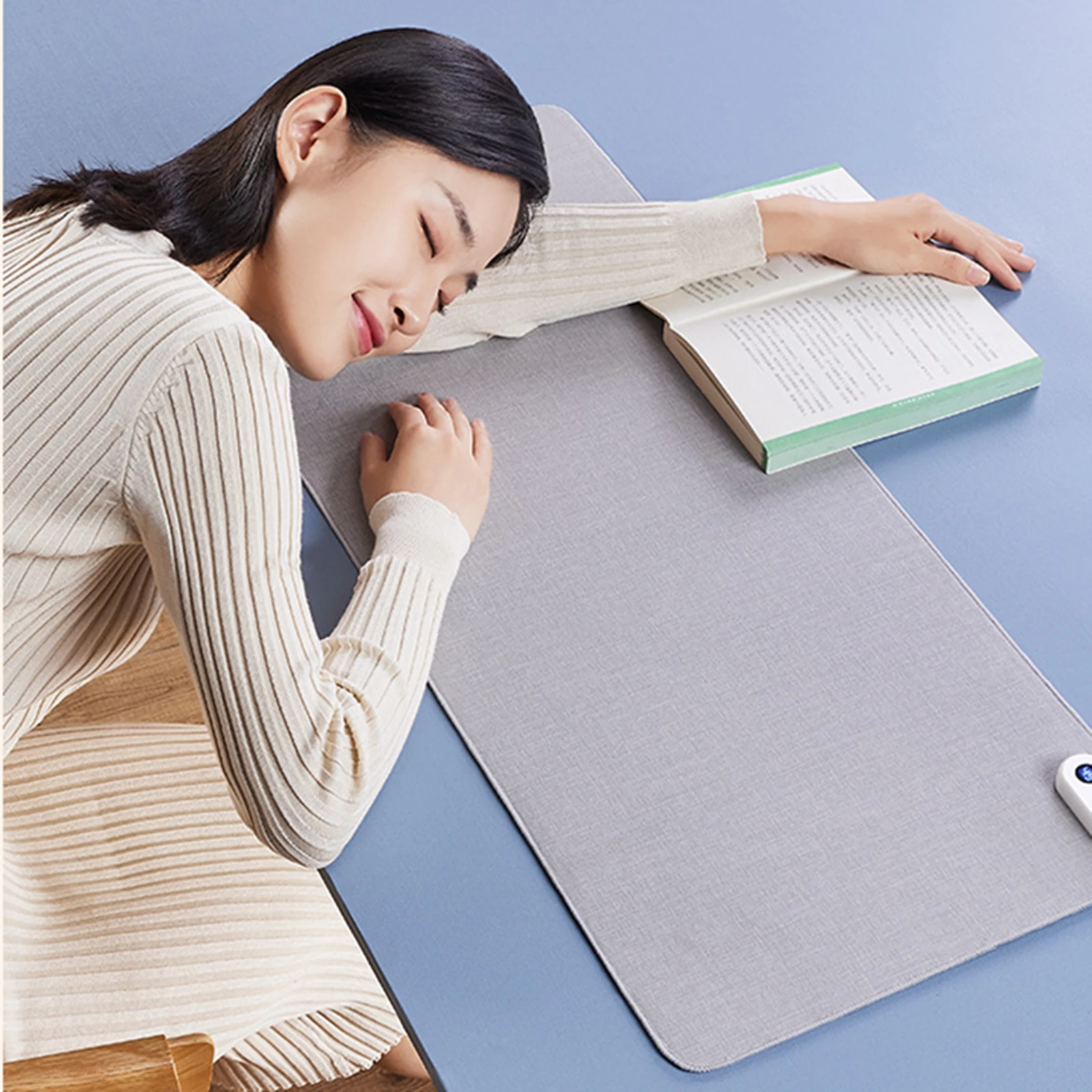 Heated Mouse Mat Hand Warmer 800*330mm Keyboard Mat Gaming Mouse Pad 3 Speeds Touch Control Warm Large Mouse Pad