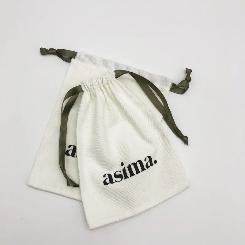 Роскошные ювелирные изделия косметический подарок Упаковка Drawstring хлопок мешок для пыли сумочки