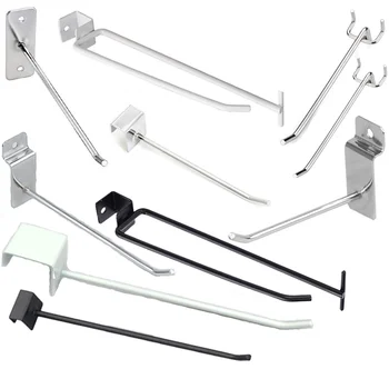Huifeng  Supermarket Shelf Accessories Hook Square Pit Plate Hole Plate Mesh Shelf Single Branch Double Pole Hook