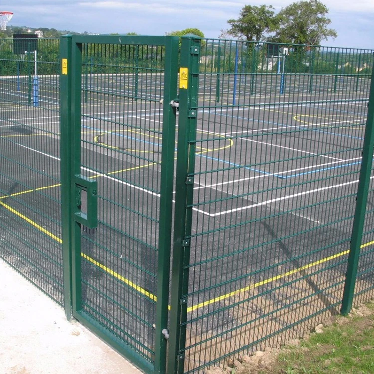Factory sale 2d twin wire galvanized double steel welded wire mesh fence 868 panel factory welded fence