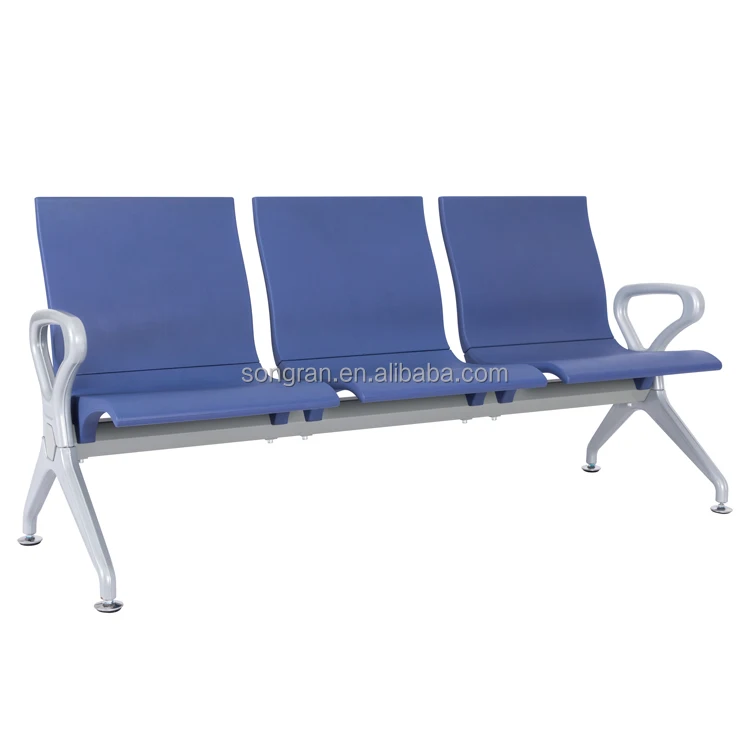 good price popular PU(polyurethane)airport waiting chair for hospital public place