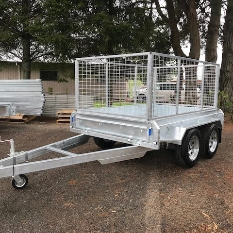 10x5 10x6 5x8 6x12 Yongqiang Tandem Box Cage Utility ATV Trailer