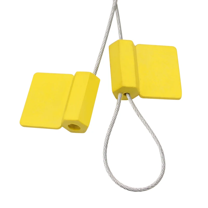 MA-CS3019  Robust Plastic Head Steel Wire Disposable Container Cable seals for Security Container Truck Lock