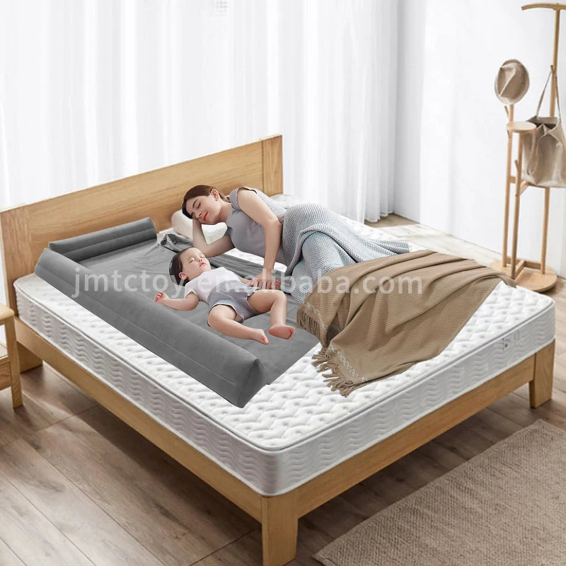 Three side baby sleeping protector inflatable kid bed guard playpen