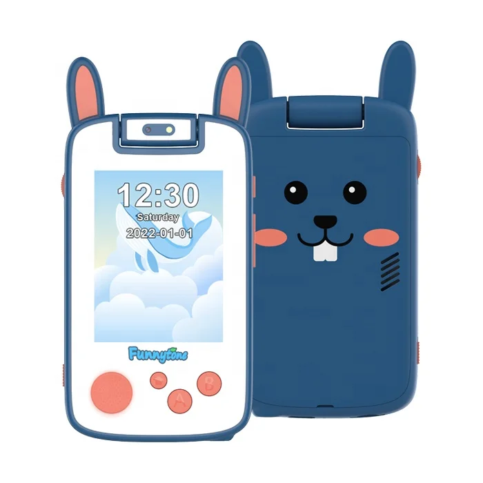 mobile phone kids design With Funny Games And HD Camera Kids Toy Mobile Smart Cell Phone for Boys And Girls