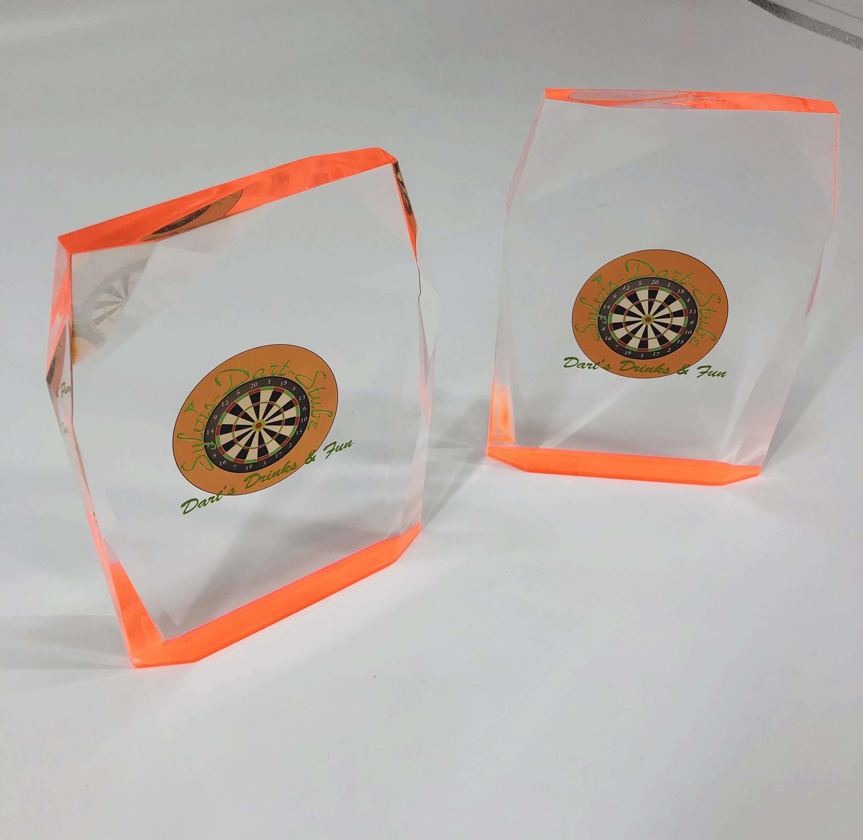 acrylic award plaque/plaques awards crystal/blank glass award