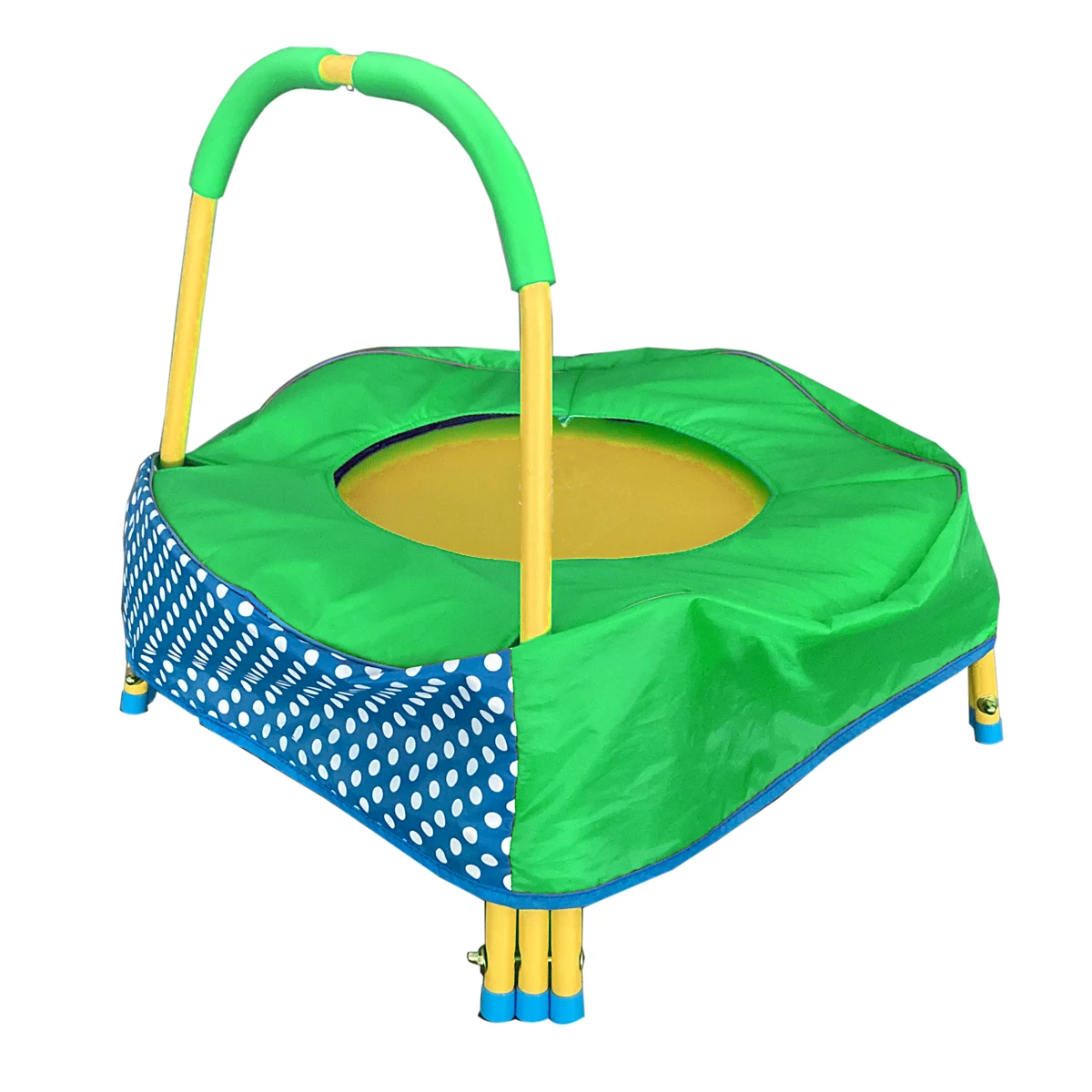 Family-orientated Indoor Home Trampoline Customizable Size Steel & PP round Jumping Bed for Boys & Girls