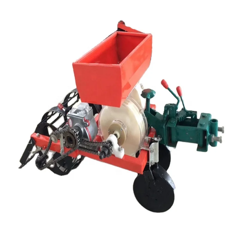China High Quality 2 Rows Peanut Seeder Planter for Hand Walking Tractor