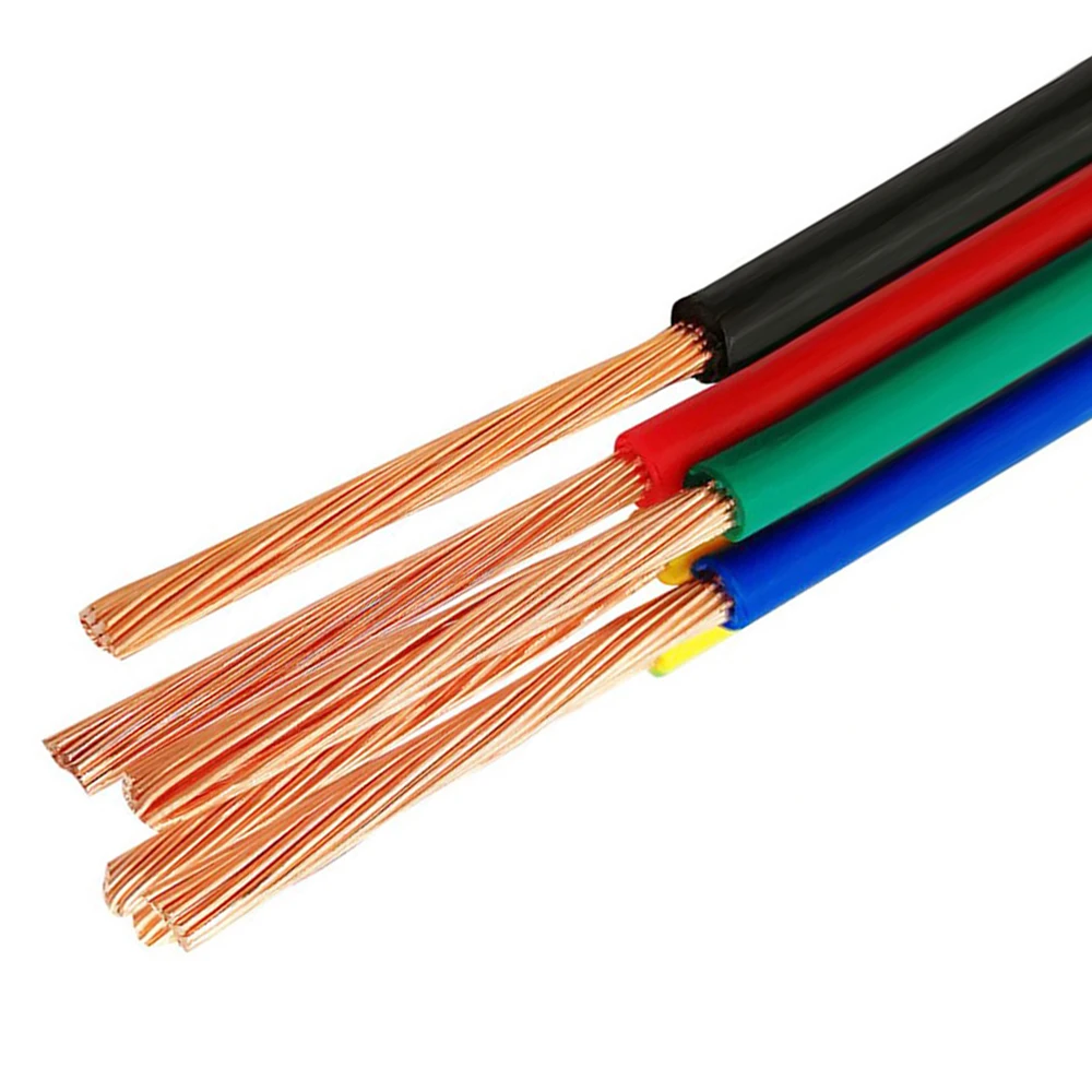 Kingyear BVR/BV/RV/BVV/RVV Electric Cable Flexible Building 1.5mm2 2.5mm2 Electrical Wire
