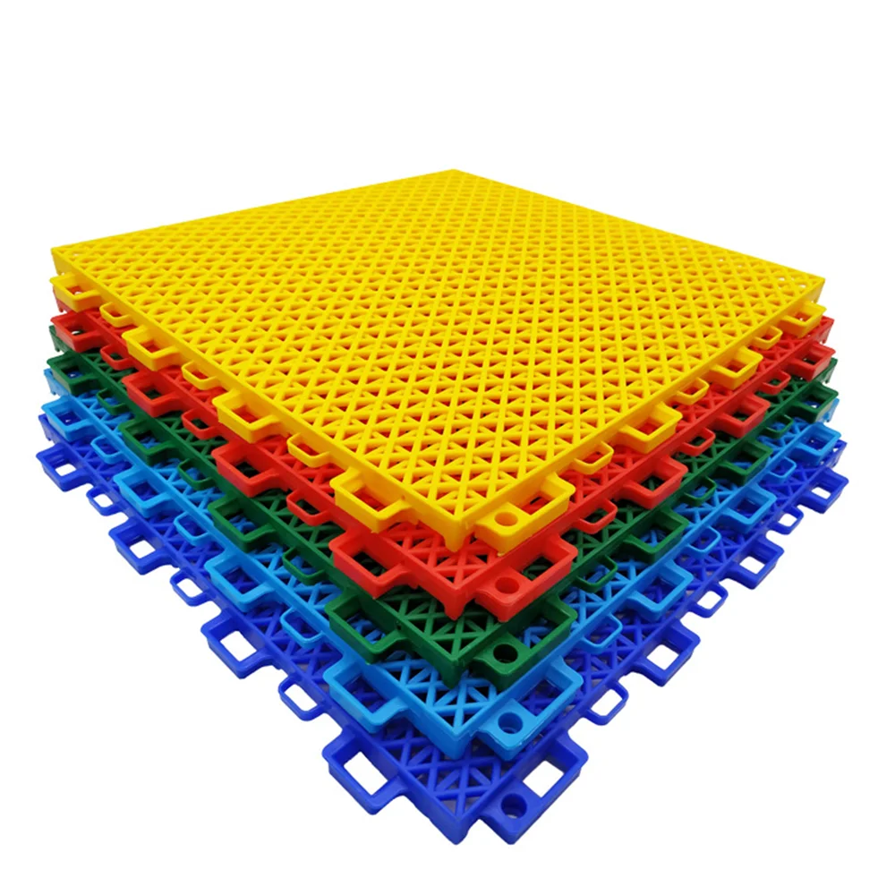 High Quality PVC Indoor Interlocking Flooring Mat Gym Basketball Table Tennis Floor Badminton Court Floormat In China