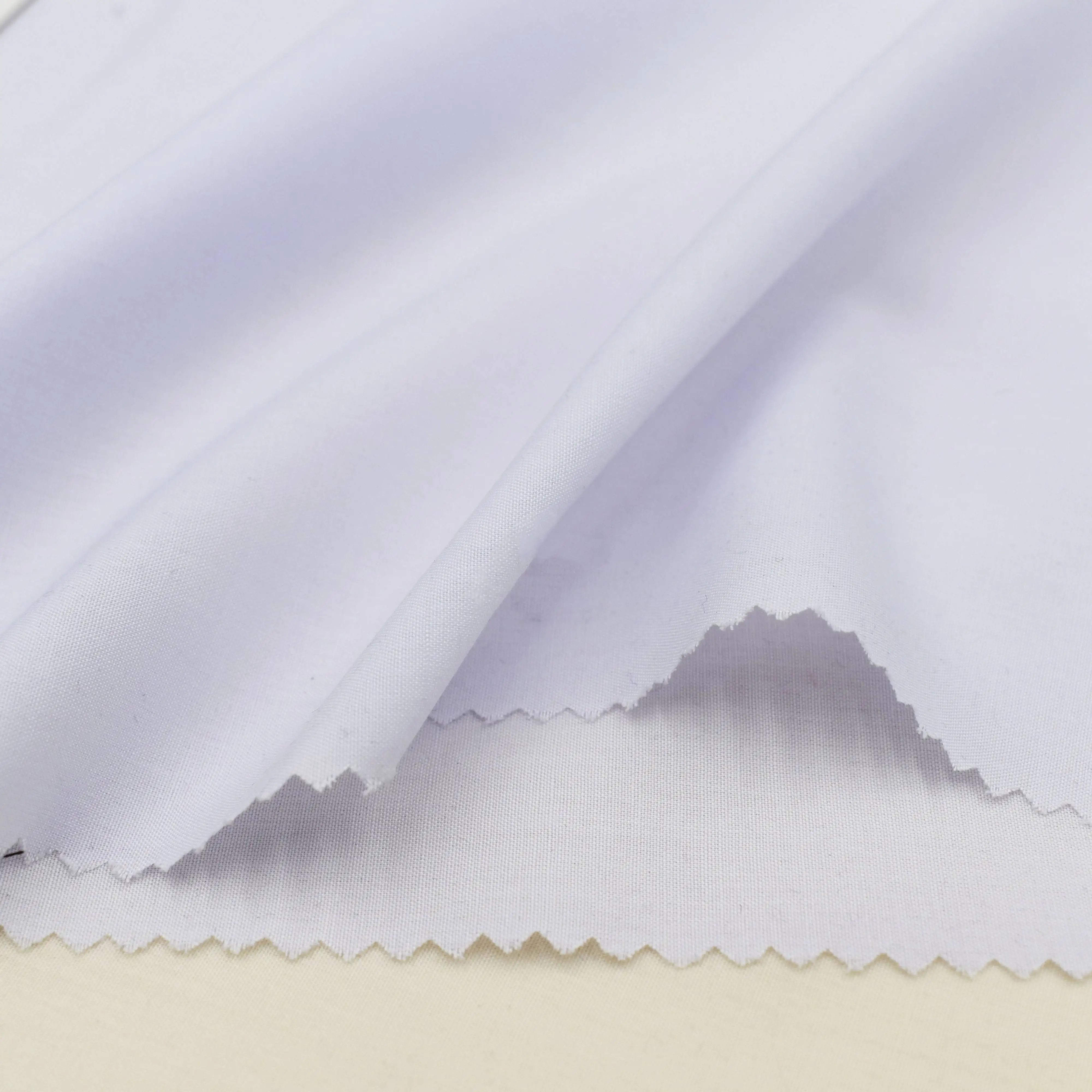 High quality 40*40 thobe men white fabric spun polyester microfiber fabrics for Arab men