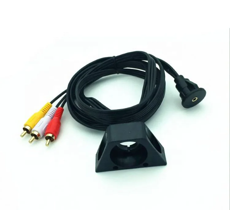 2 м 3 RCA Мужской до 3,5 мм Женский Расширение заподлицо кабель крепление на приборную панель кабель