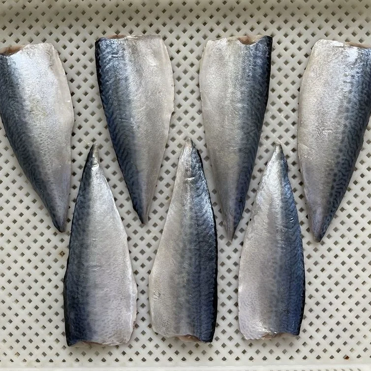 Chinese Factory 9Kg Net Weight Pacific Fish Price Frozen Mackerel Head Off Large Fillets Supplier Of With Quality