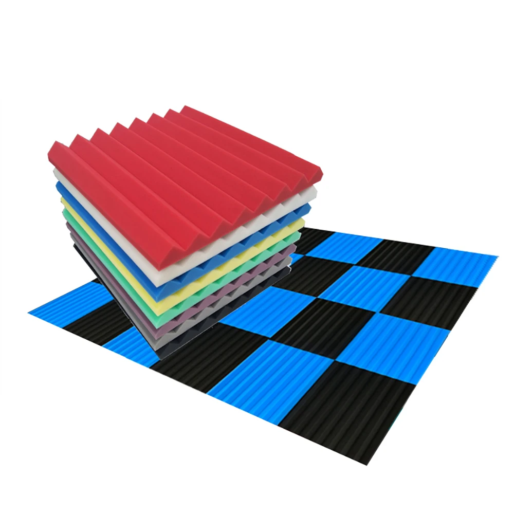 Oem Acoustic 12 Packs Sound Proof Wedge Shape Acoustic Foam Panels