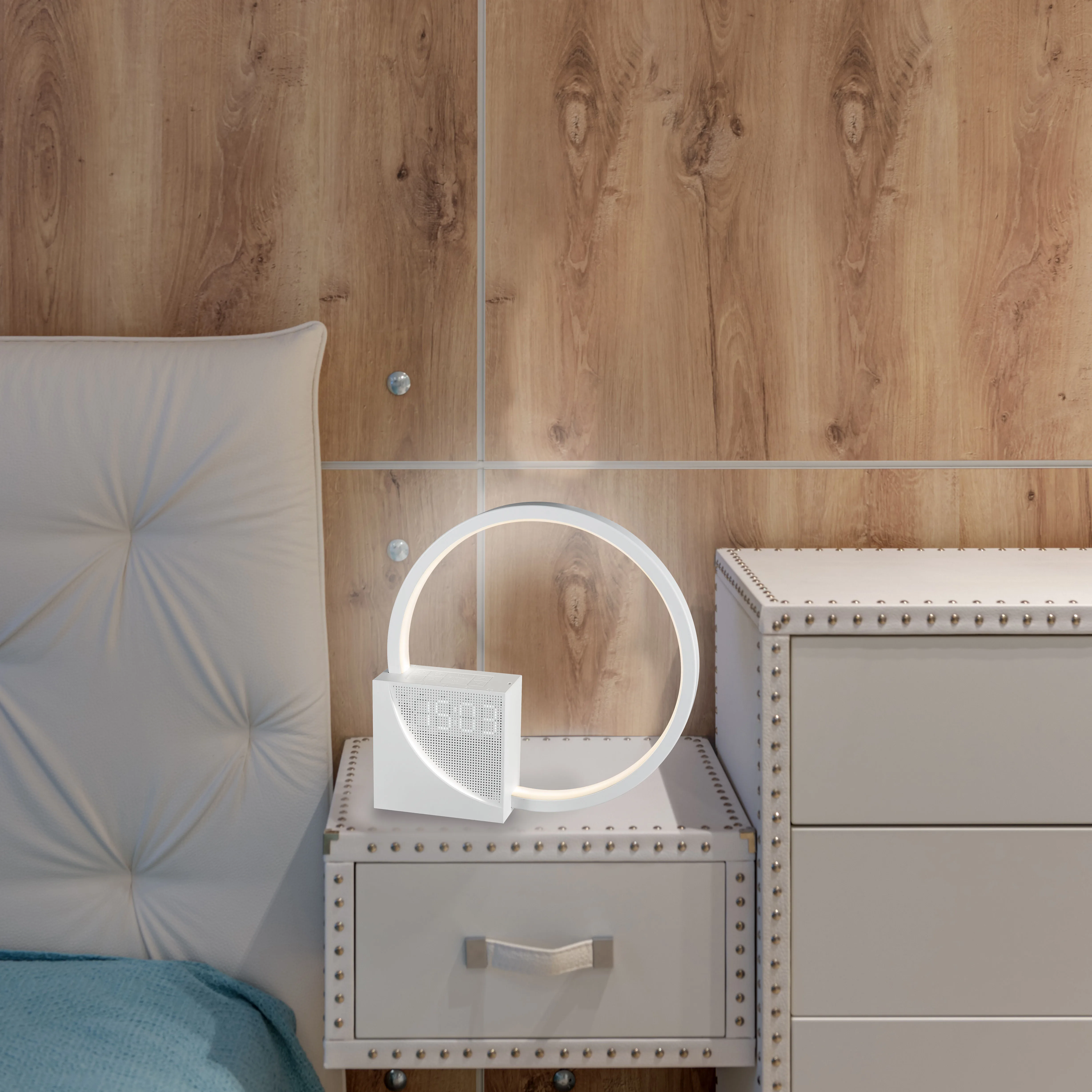 High Fidelity Soothing Natural Sounds Baby Sleep Aid White Noise With Time Display Clock USB Charging For Electronics Device