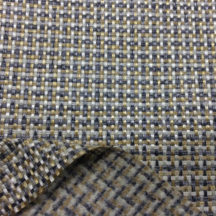 Customized Polyester Linen Sofa Fabric with Various Designs & Colors