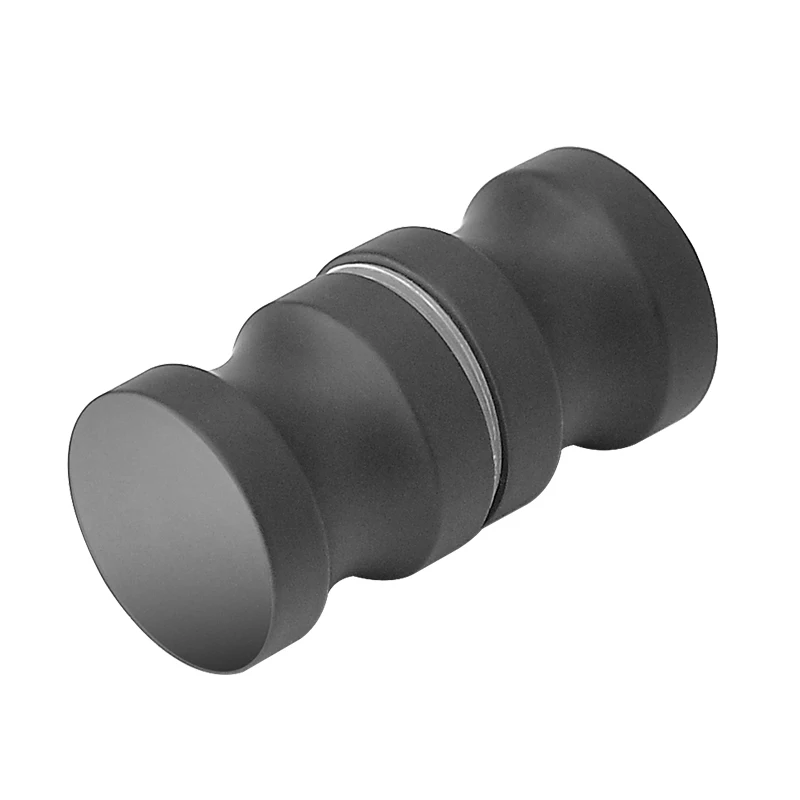 Contemporary Glass Bathroom Knobs Pull Door Aluminum Knob  Flush Door Knob